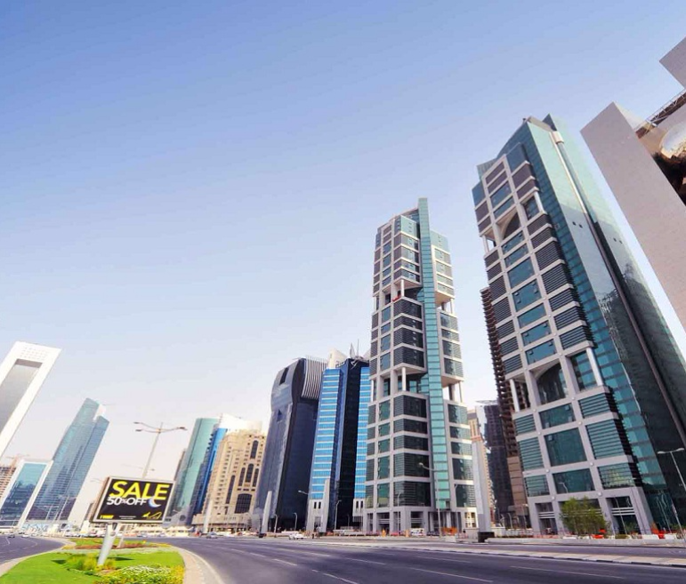 Al-Baker Hotel Towers in Doha, Qatar