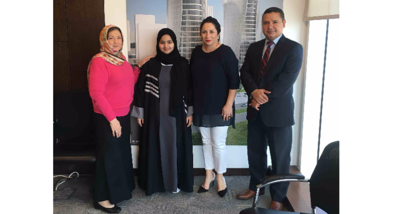 ECG Qatar Receives Young Researcher Fatima Al-Kaabi