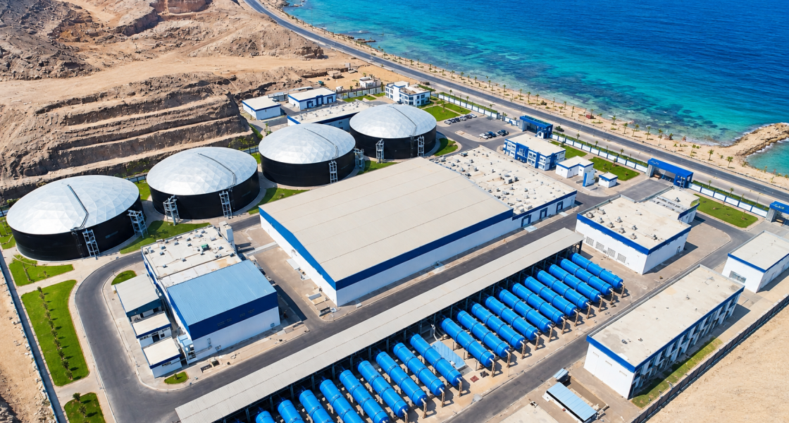 Al Galala SWRO Desalination Plant (© Photo; AI-modified)