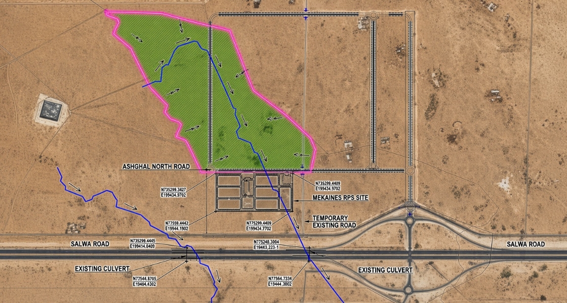2324_Flood Study for Mekaines RPS & Associated Pipelines