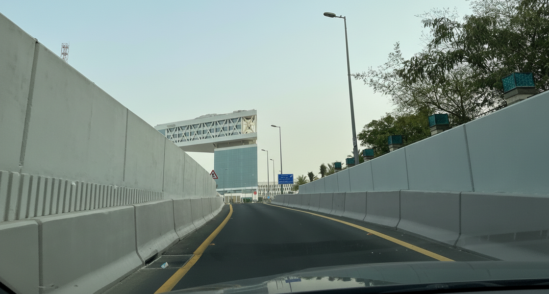 2480_Three Troughs Base Slabs, Two Pedestrian Bridges and Temporary Steel Bridge of RA/256 near Jaber Al-Ahmad Al-Sabah Hospital, South Al-Sura Area